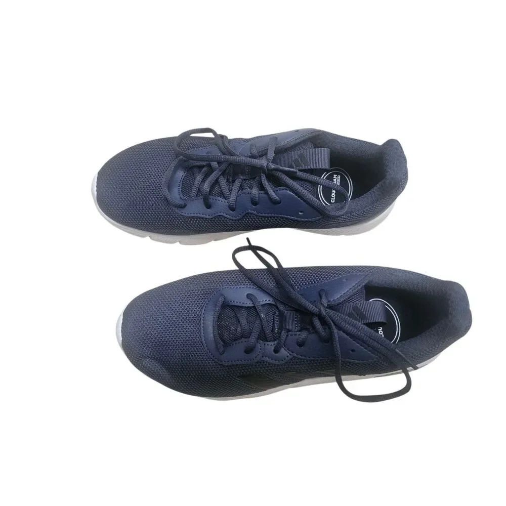 Adidas Men's Cloudfoam Flex Laces Sneakers Navy 8.5
